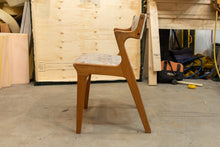 Load image into Gallery viewer, Vintage Dyrlund Bent Arm Teak Dining Chairs - Set of Six