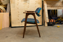 Load image into Gallery viewer, Vintage Walnut Dining Chairs Set of Four