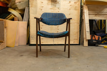 Load image into Gallery viewer, Vintage Walnut Dining Chairs Set of Four