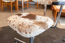 Load image into Gallery viewer, Vintage Custom Cow Hide Office Chair
