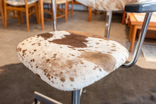 Load image into Gallery viewer, Vintage Custom Cow Hide Office Chair