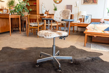 Load image into Gallery viewer, Vintage Custom Cow Hide Office Chair