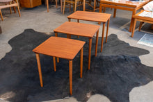 Load image into Gallery viewer, Vintage Teak Nesting Tables - Set of Three