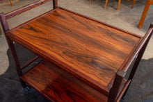 Load image into Gallery viewer, Vintage Rosewood Bar Cart