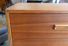 Load image into Gallery viewer, Vintage Teak Nine Drawer Dresser