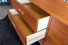 Load image into Gallery viewer, Vintage Teak Nine Drawer Dresser