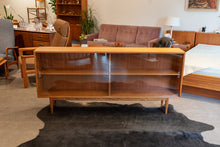 Load image into Gallery viewer, Vintage Teak Curio Display Cabinet