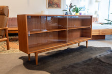 Load image into Gallery viewer, Vintage Teak Curio Display Cabinet