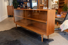 Load image into Gallery viewer, Vintage Teak Curio Display Cabinet