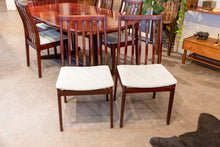 Load image into Gallery viewer, Vintage Rosewood Finish Seven Piece Danish Dining Set