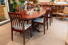 Load image into Gallery viewer, Vintage Rosewood Finish Seven Piece Danish Dining Set