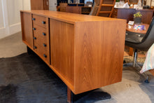 Load image into Gallery viewer, Vintage Restored RS Associates Teak Tambour Door Sideboard