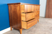 Load image into Gallery viewer, Refinished Vintage Walnut Six Drawer Dresser by Kilgour & Bro. Limited