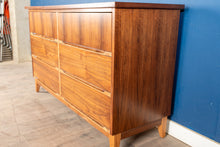 Load image into Gallery viewer, Refinished Vintage Walnut Six Drawer Dresser by Kilgour & Bro. Limited