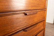 Load image into Gallery viewer, Restored Vintage Walnut Tallboy Dresser