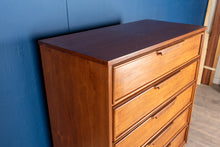 Load image into Gallery viewer, Restored Vintage Walnut Tallboy Dresser