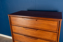 Load image into Gallery viewer, Restored Vintage Walnut Tallboy Dresser
