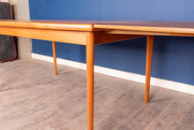 Load image into Gallery viewer, Vintage Refinished Teak Draw Leaf Dining Table