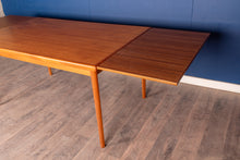 Load image into Gallery viewer, Vintage Refinished Teak Draw Leaf Dining Table