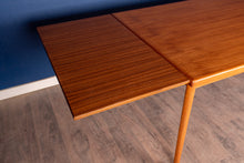 Load image into Gallery viewer, Vintage Refinished Teak Draw Leaf Dining Table