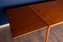 Load image into Gallery viewer, Vintage Refinished Teak Draw Leaf Dining Table