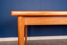 Load image into Gallery viewer, Vintage Refinished Teak Draw Leaf Dining Table