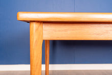 Load image into Gallery viewer, Vintage Refinished Teak Draw Leaf Dining Table