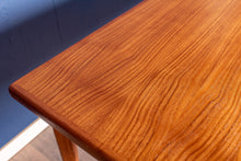 Load image into Gallery viewer, Vintage Refinished Teak Draw Leaf Dining Table