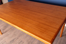 Load image into Gallery viewer, Vintage Refinished Teak Draw Leaf Dining Table