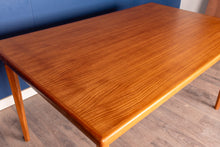 Load image into Gallery viewer, Vintage Refinished Teak Draw Leaf Dining Table