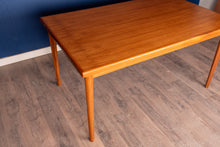 Load image into Gallery viewer, Vintage Refinished Teak Draw Leaf Dining Table