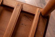 Load image into Gallery viewer, Set of Five Vintage Teak Hanging Nesting Tables