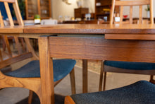 Load image into Gallery viewer, Vintage Teak Square Draw Leaf Table