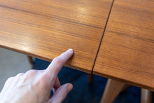 Load image into Gallery viewer, Vintage Teak Square Draw Leaf Table