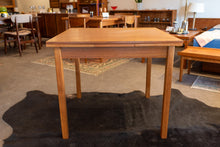 Load image into Gallery viewer, Vintage Teak Square Draw Leaf Table