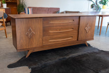 Load image into Gallery viewer, Vintage Walnut Credenza by Peppler's Furniture