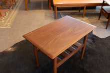 Load image into Gallery viewer, Vintage Solid Imperial Afromosia End Table with Lower Shelf