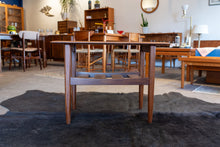 Load image into Gallery viewer, Vintage Solid Imperial Afromosia End Table with Lower Shelf