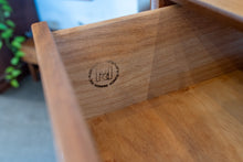 Load image into Gallery viewer, Vintage Teak Five Drawer Dresser