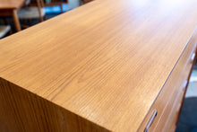 Load image into Gallery viewer, Vintage Teak Five Drawer Dresser