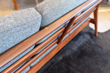 Load image into Gallery viewer, Vintage Solid Afromosia Three Seater Sofa