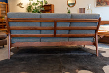 Load image into Gallery viewer, Vintage Solid Afromosia Three Seater Sofa