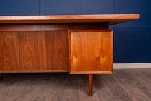 Load image into Gallery viewer, Restored Vintage RS Associates Walnut Executive Desk