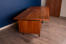 Load image into Gallery viewer, Restored Vintage RS Associates Walnut Executive Desk