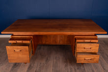 Load image into Gallery viewer, Restored Vintage RS Associates Walnut Executive Desk