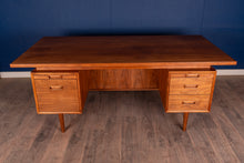 Load image into Gallery viewer, Restored Vintage RS Associates Walnut Executive Desk