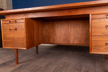 Load image into Gallery viewer, Restored Vintage RS Associates Walnut Executive Desk