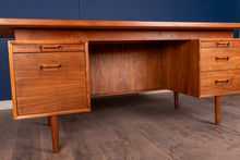 Load image into Gallery viewer, Restored Vintage RS Associates Walnut Executive Desk
