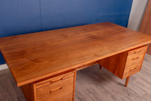Load image into Gallery viewer, Restored Vintage RS Associates Walnut Executive Desk