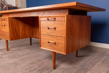 Load image into Gallery viewer, Restored Vintage RS Associates Walnut Executive Desk
